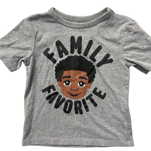 The Children’s Place Toddler Boy’s FAMILY FAVORITE Short Sleeve Graphic Tee 2T - Picture 2 of 8